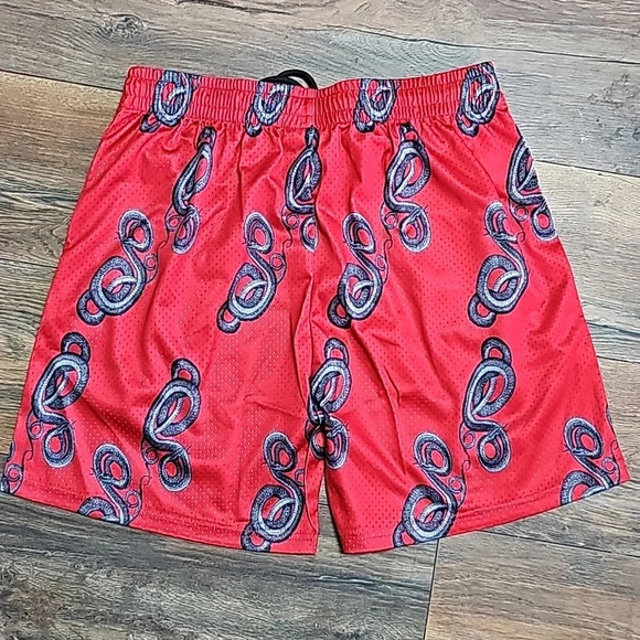 Vintage Men's Swim Shorts with Pockets - Picture 4 of 4